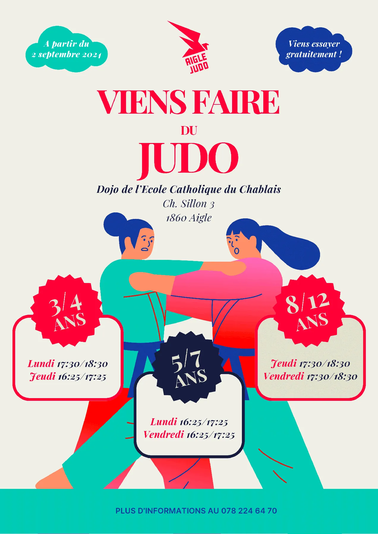 Aigle Judo (CH) — Identité visuelle
