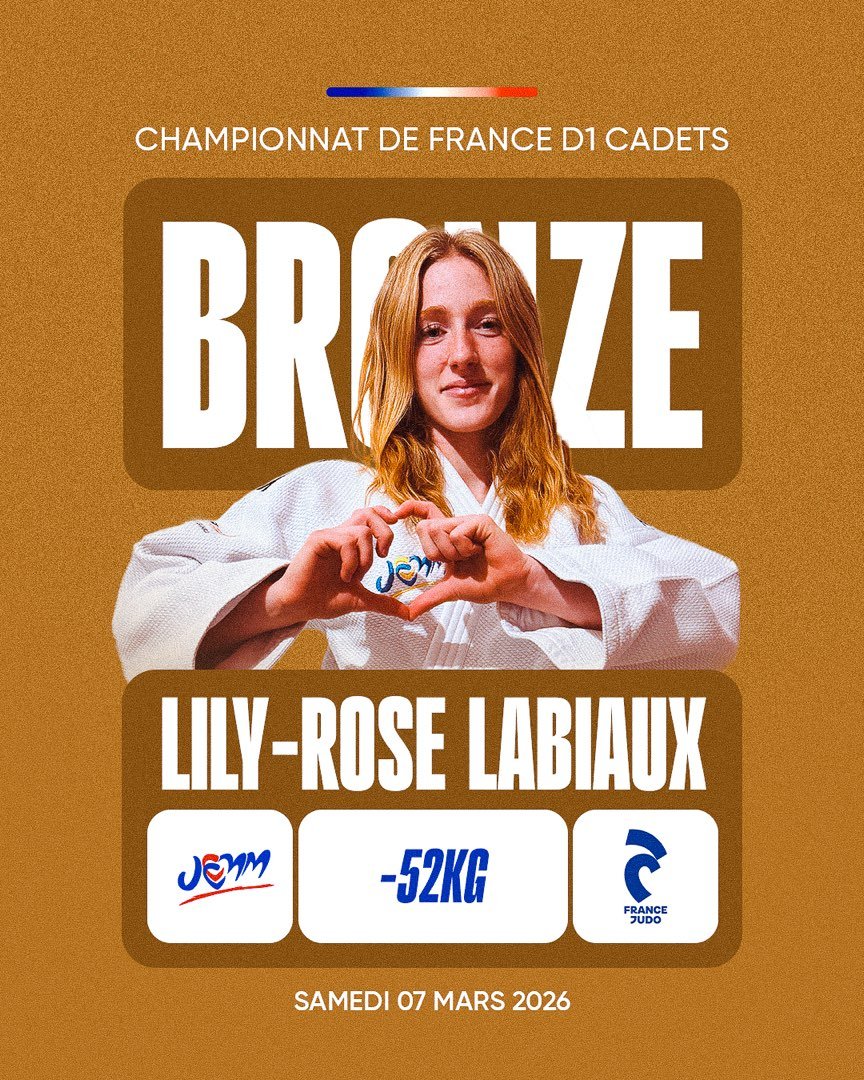 Lily médaille bronze — post résultat